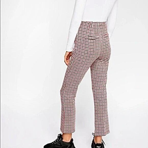 Free People Rudy Flared Houndstooth Trouser - Picture 6 of 6